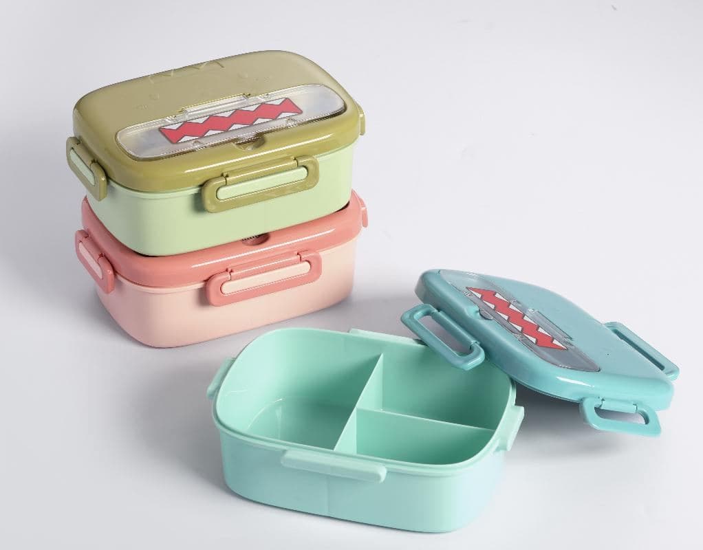 PP Plastic Lunch Box, 540 ml, 18.2 x 12 x 7 cm