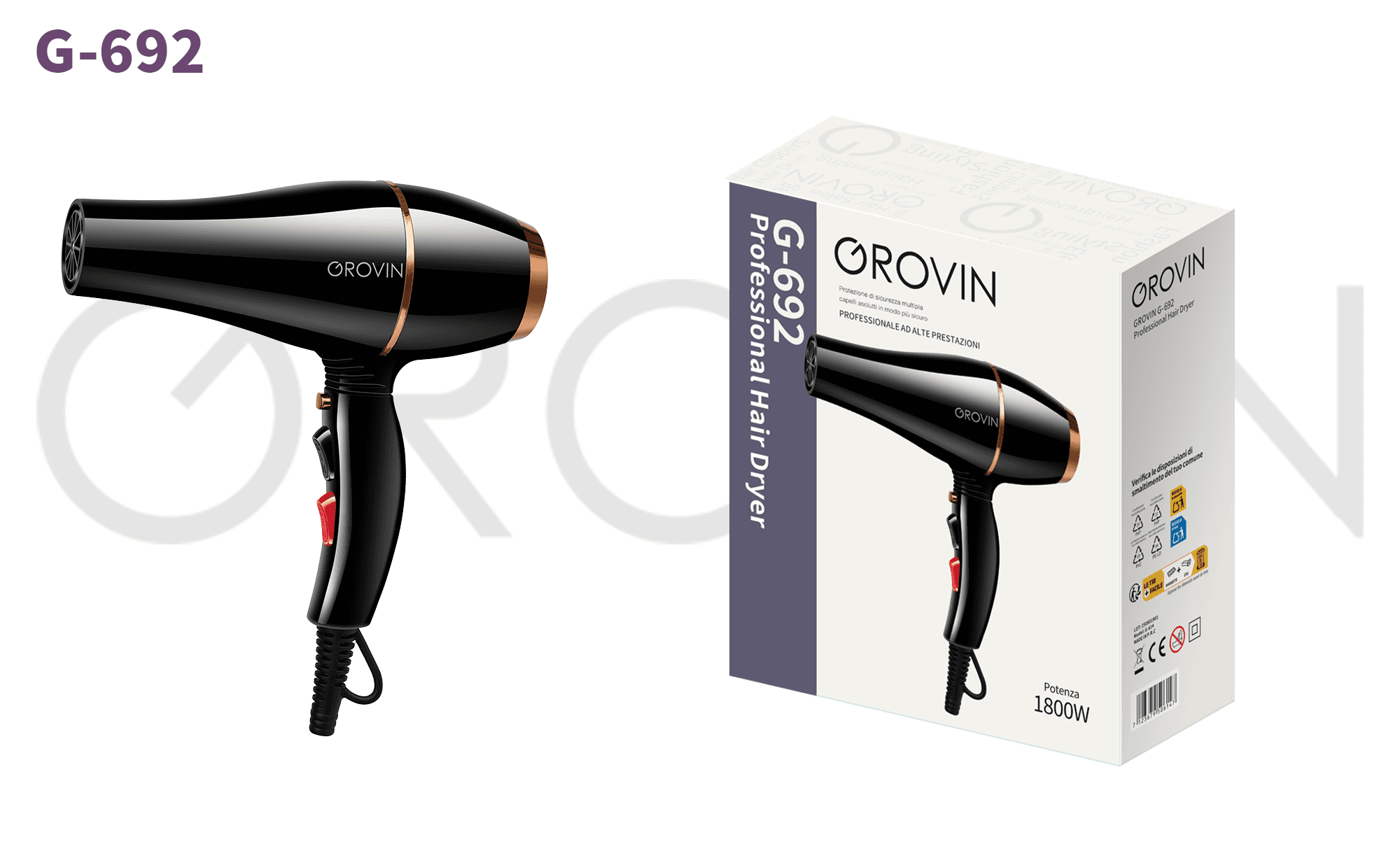 GROVIN G-692 Hair Dryer