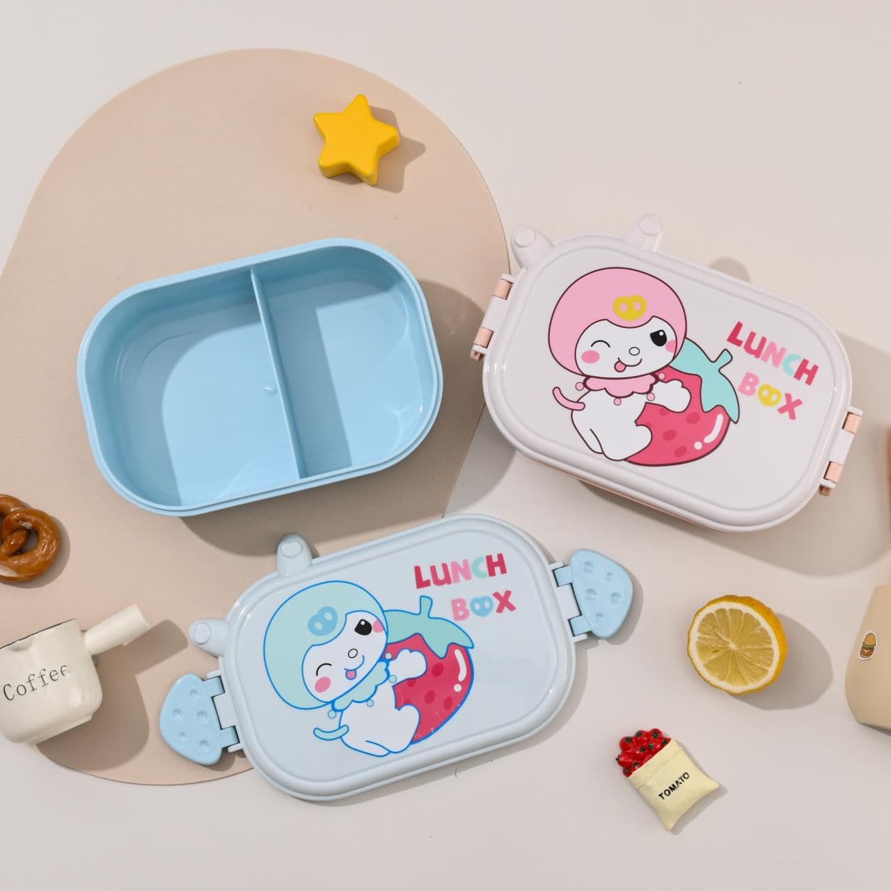 PP Plastic Lunch Box, 600 ml, carton 52 x 47 x 60.5 cm