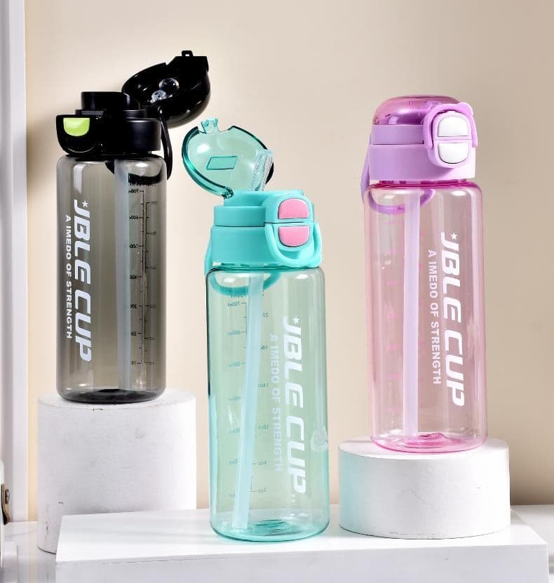 Plastic Water Bottle, 800 ml, PC+PP, Ref. WB60458