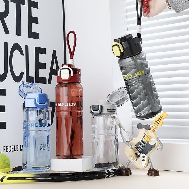 Plastic Water Bottle, 800 ml, PC+PP, Ref. WB60183