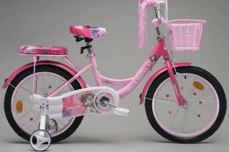 YJX Girls Bike with Streamers and Pink Basket 3