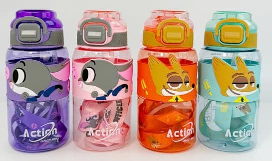 Plastic Water Bottle, 800 ml, PC+PP, Ref. WB60729