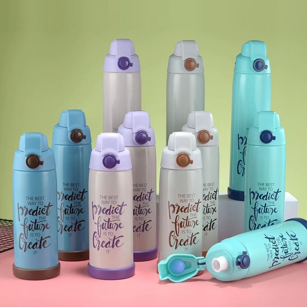 Diwangxin 5203 Predict The Future Sports Bottle with Lock Lid
