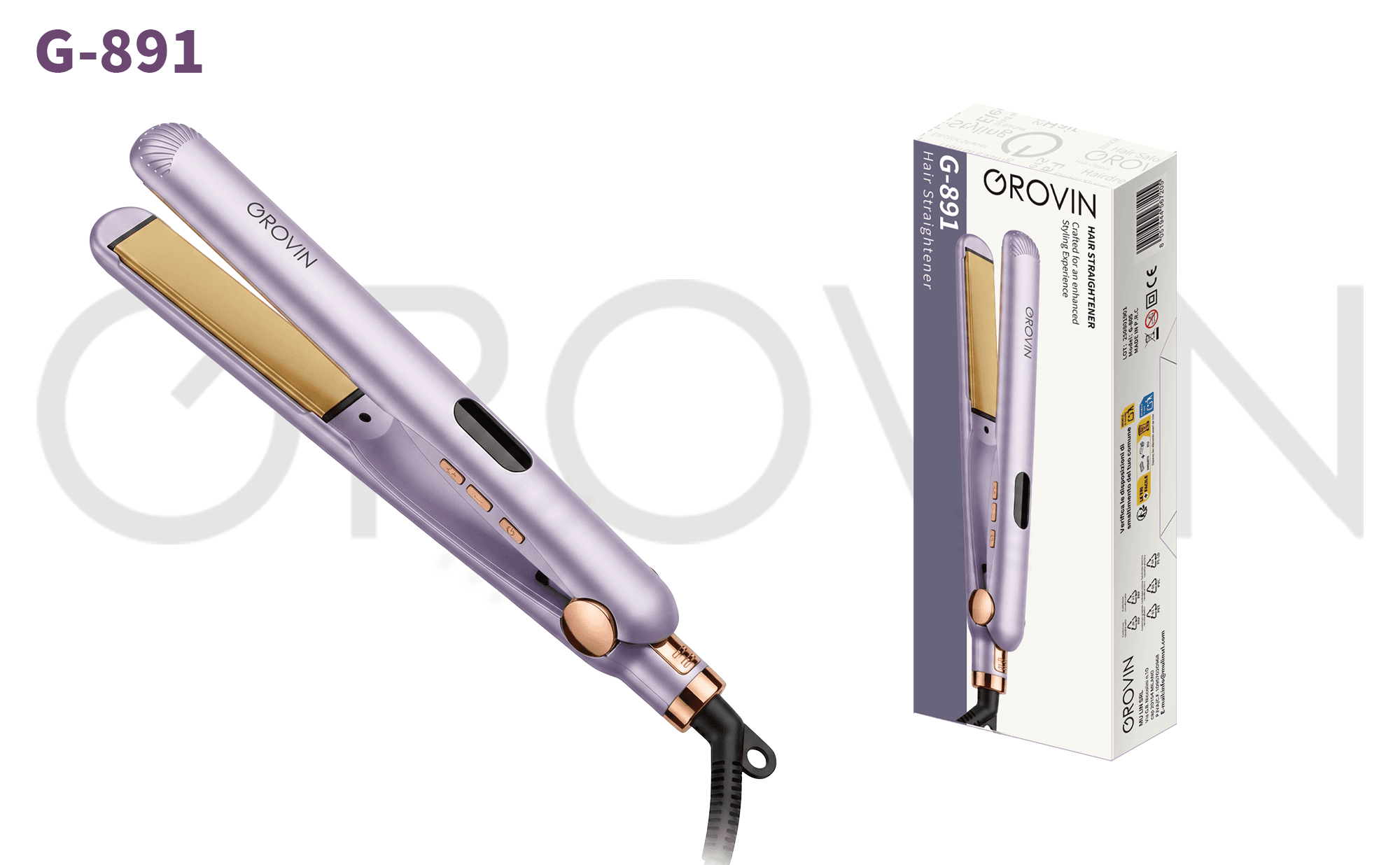 GROVIN G-891 Hair Straightener
