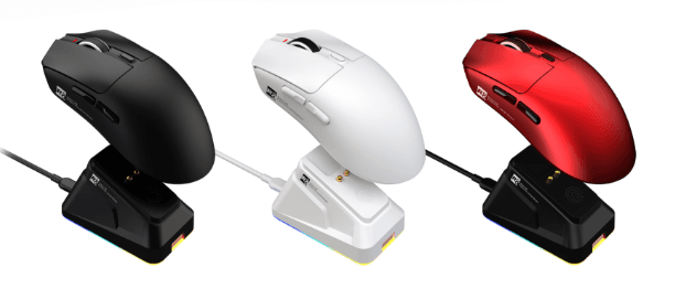 R8 G313 6D Wired & 2.4G & BT Rechargeable Gaming Mouse RGB Lighting