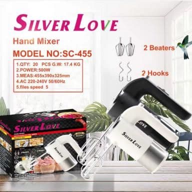 Hand Mixer SC-455, 500W