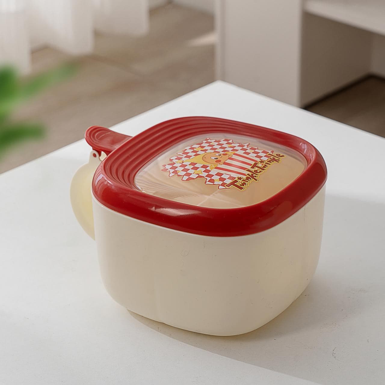 Bunny 201 Stainless Steel Lunch Box, 900 ml, 18 x 13.5 x 8 cm