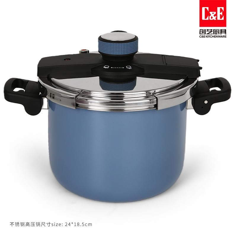 DSB24 Pressure Cooker, 8 Litre, 24cm, Folding Handles 4