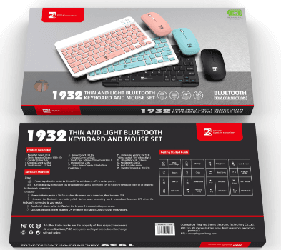 R8 1932 Bluetooth Wireless Keyboard and Mouse Combo English & Arabic & Spanish layout 2