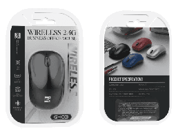 R8 G403 3D Wireless Office Mouse, 1200 DPI, 3 Buttons 3