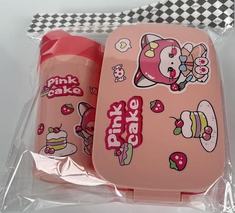 PP Plastic Lunch Box, 22.5 x 13 x 7 cm