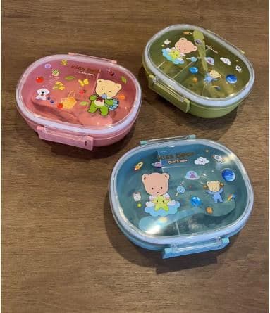 PP Plastic Lunch Box, 1000 ml, 21 x 14 x 7.5 cm