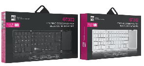 R8 GT302 64keys Folding Scissor-Switch Bluetooth Keyboard with Touchpad English & Arabic layout 2