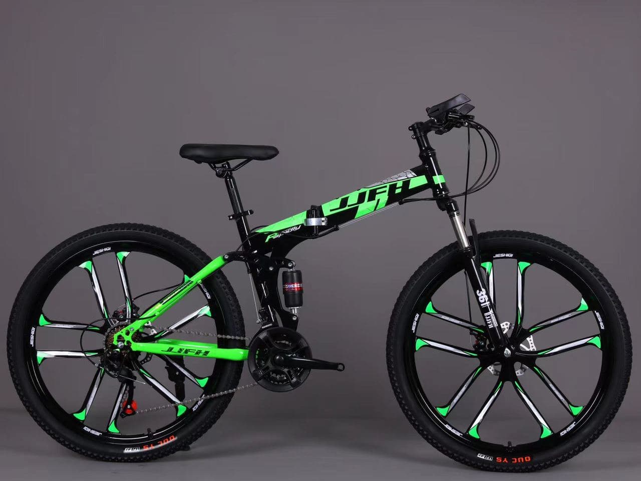 LXZ Land Rover Folding Mountain Bike with Mag Wheels