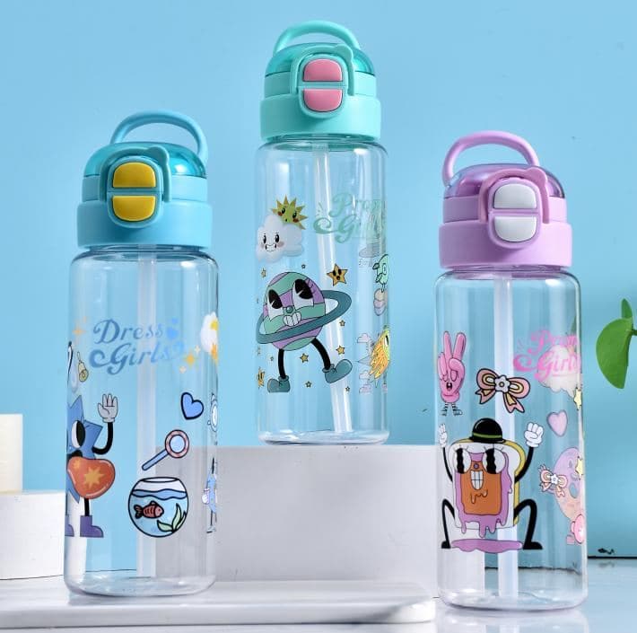 Plastic Water Bottle, 900 ml, PC+PP, Ref. WB60439