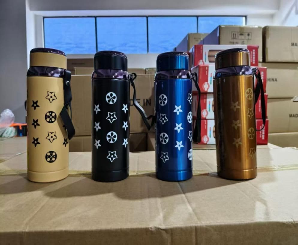 Star Stainless Steel Vacuum Flask, 1000 ml, Ref. F139