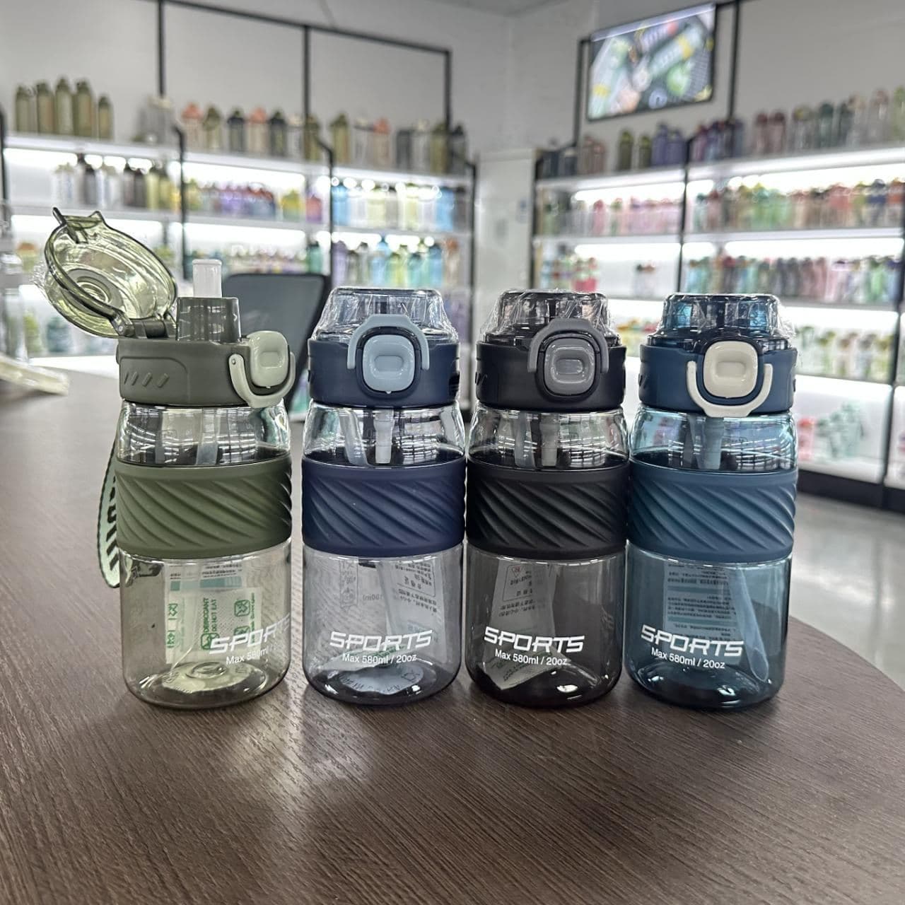 Plastic Water Bottle, 800 ml, PC+PP, Ref. WB60257