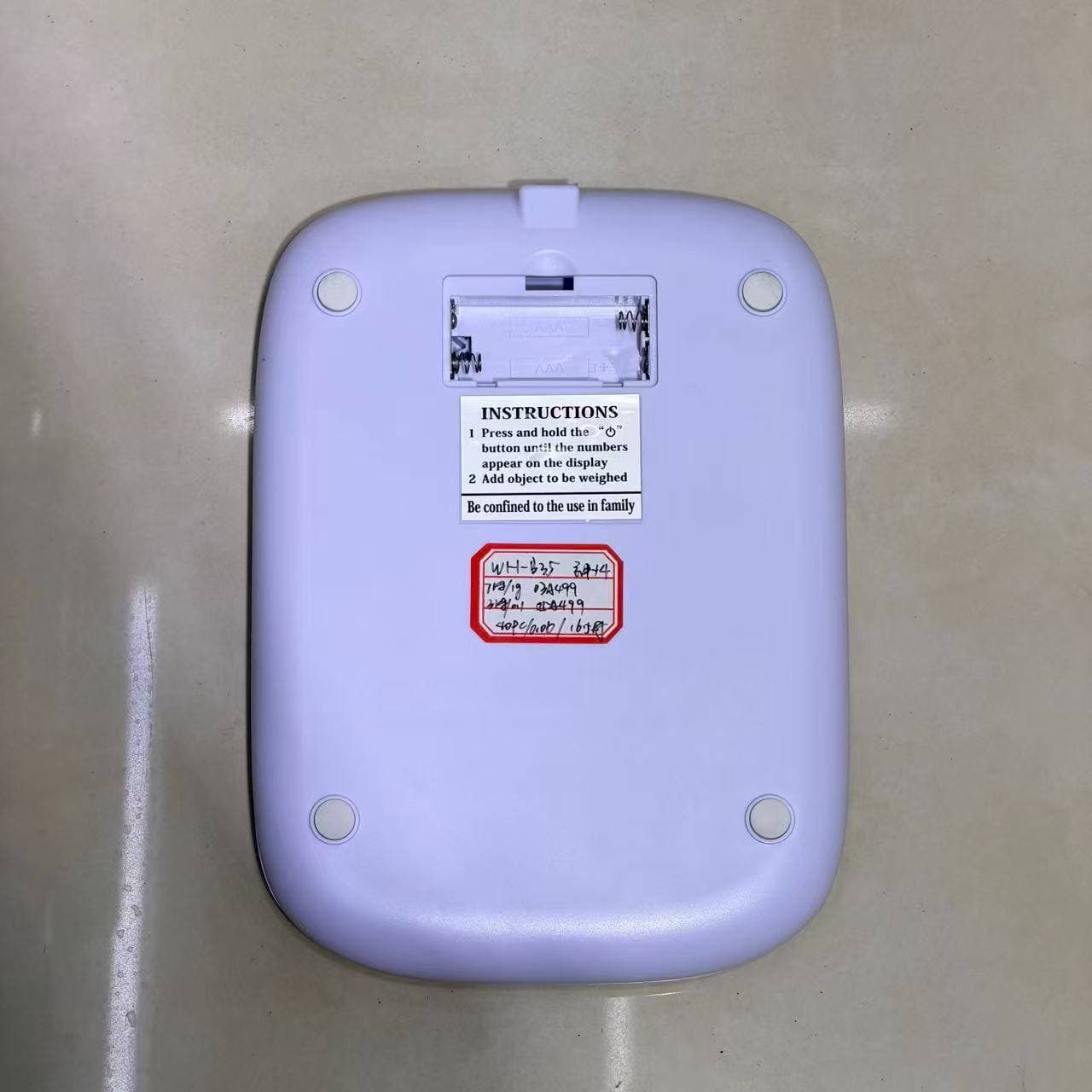 WH-B35 Kitchen Scale 3kg/0.1g (Rechargeable) 4
