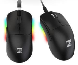 R8 G311 6D Wired & 2.4G & BT Rechargeable Gaming Mouse RGB Lighting