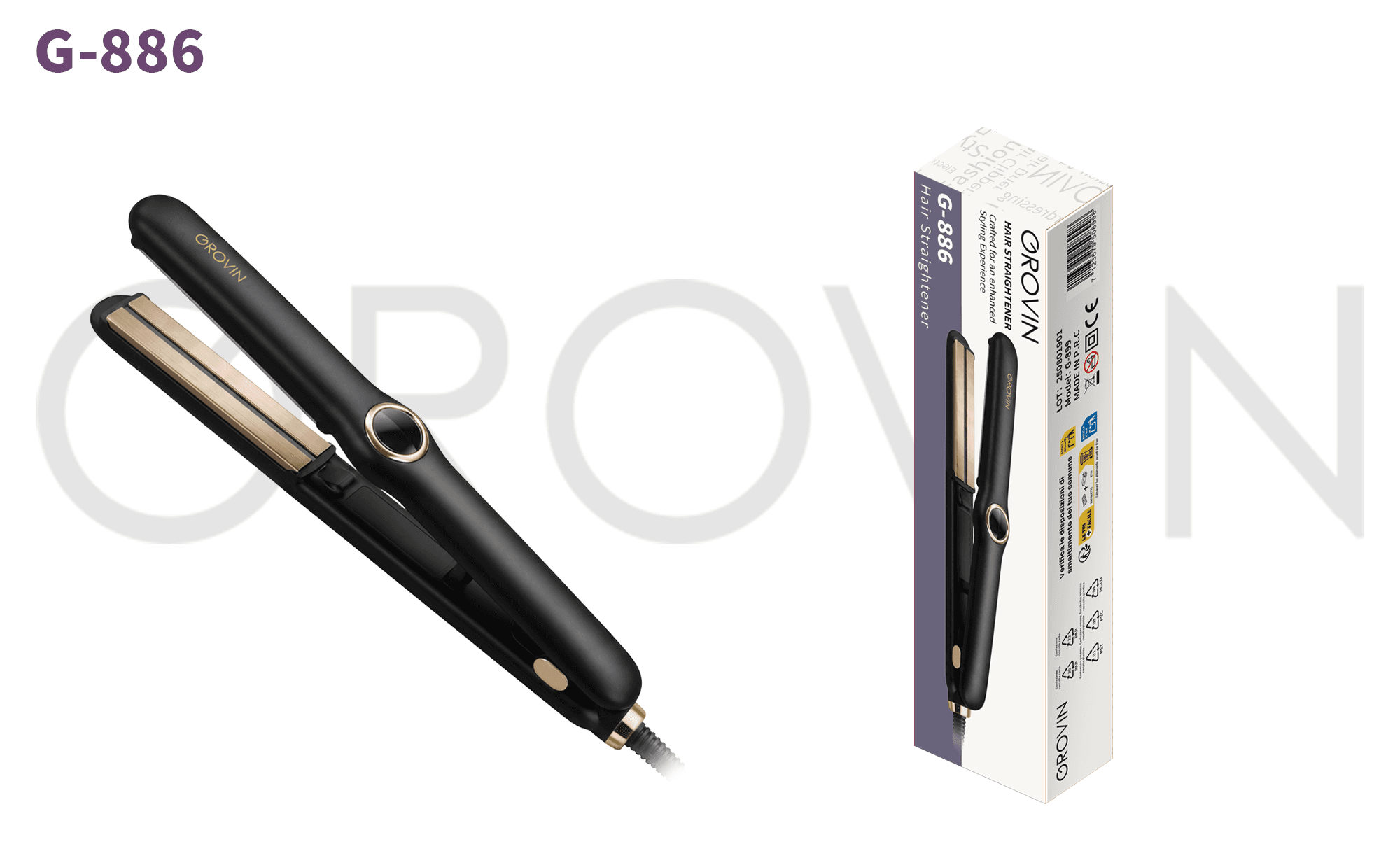 GROVIN G-886 Hair Straightener