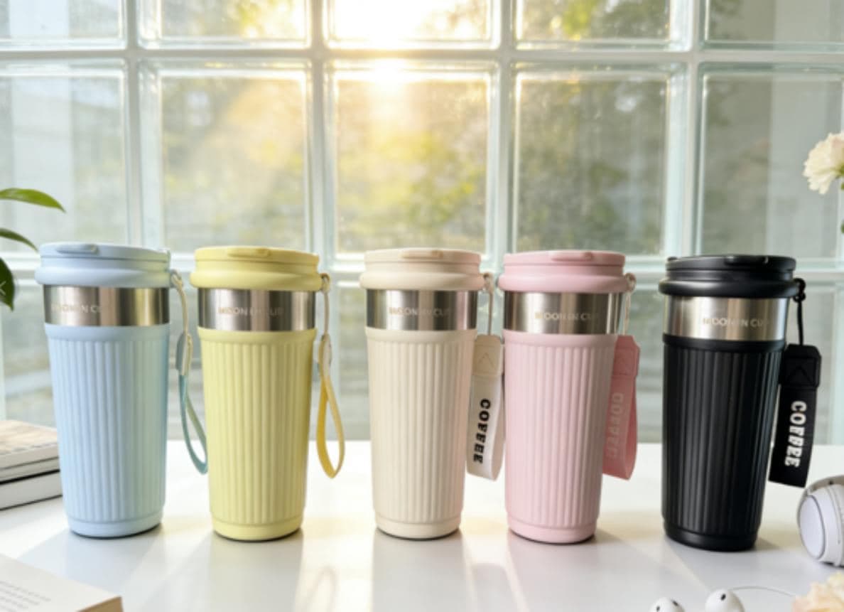 Stainless Steel Coffee Tumbler, Ref. C068