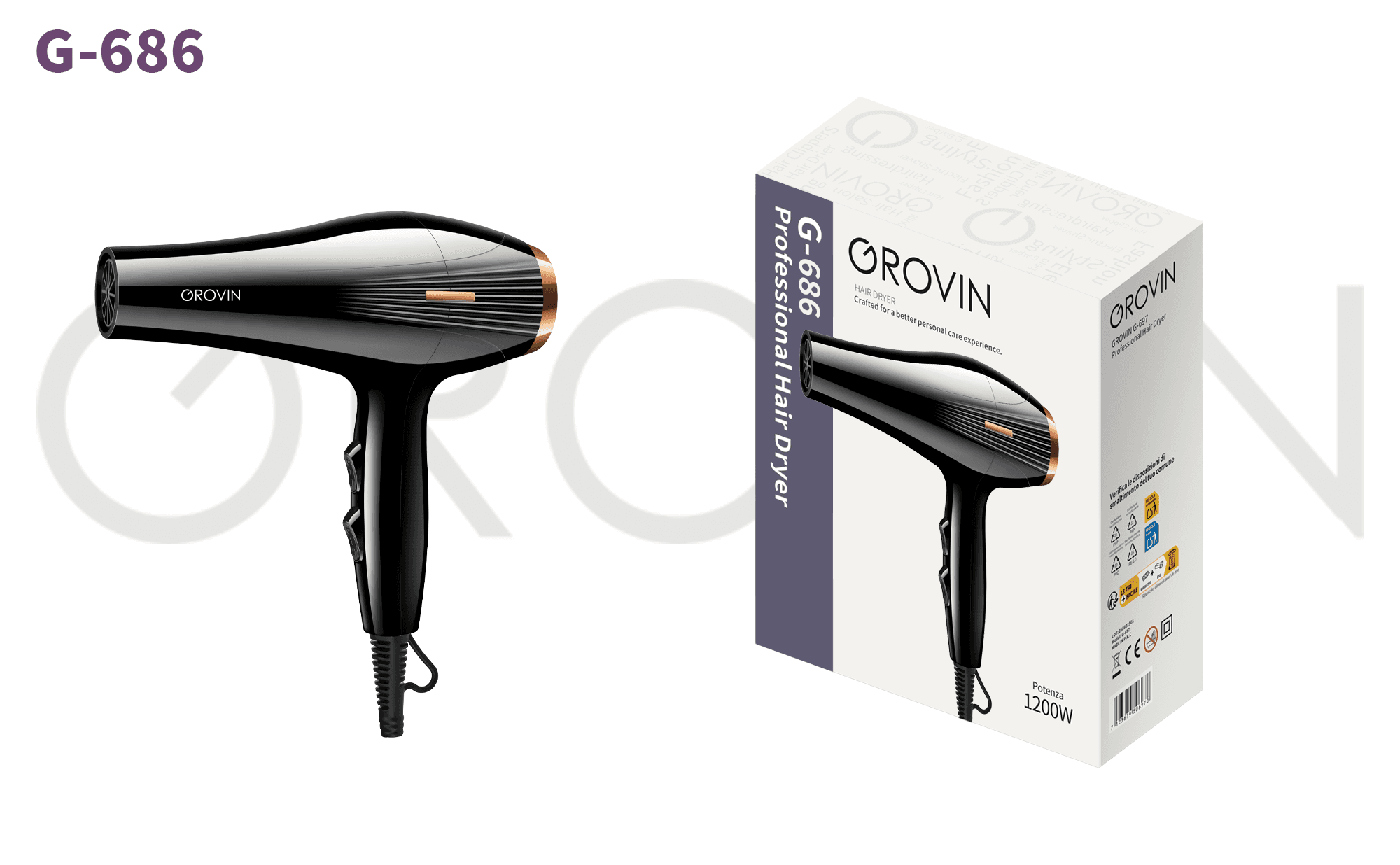 GROVIN G-686 Hair Dryer