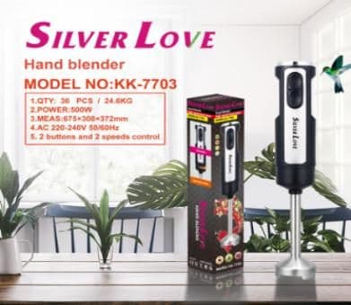 Stainless Steel Hand Blender KK-7703, 500W