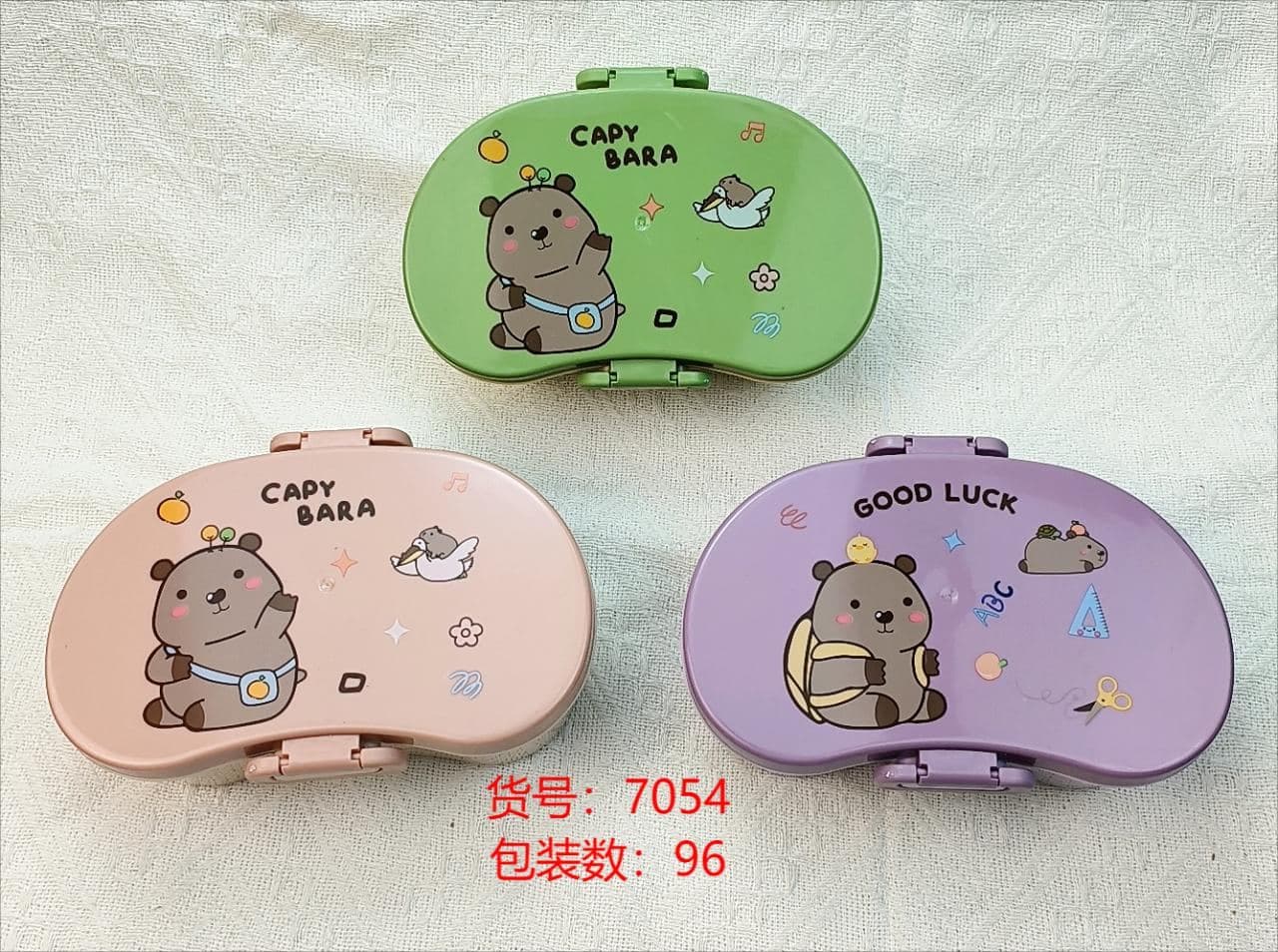 PP Plastic Lunch Box, 21 x 18 x 8.5 cm