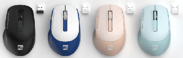 R8 1737 2.4G 6D Wireless Mouse, 800-1200-1600 DPI, 6 Buttons