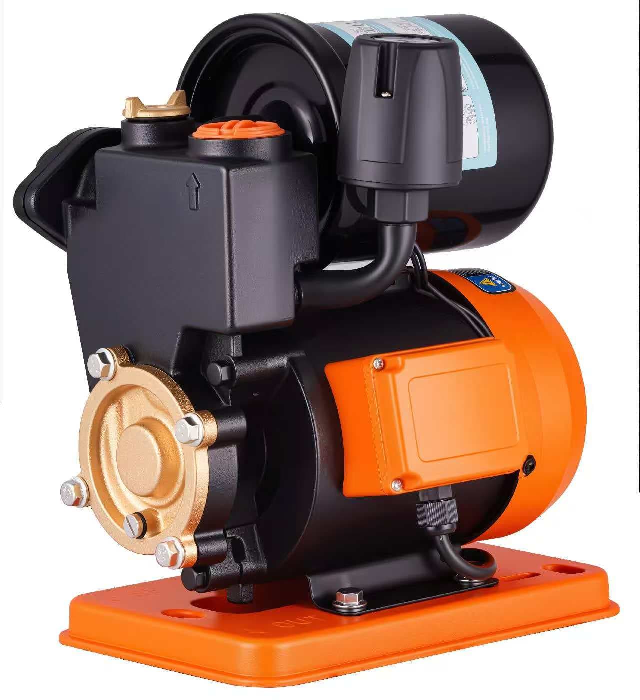 Tolkyo PS130 Self-Priming Booster Pump, 0.5HP / 0.37kw, 1.9 m3/h, 27m Head, Stator ø110*70p
