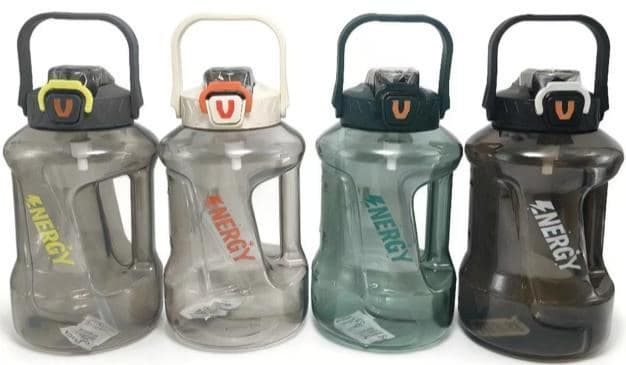 Large-Capacity Plastic Water Bottle, 1720 ml, PC+PP, 12.5 x 23 cm, Ref. WB60607