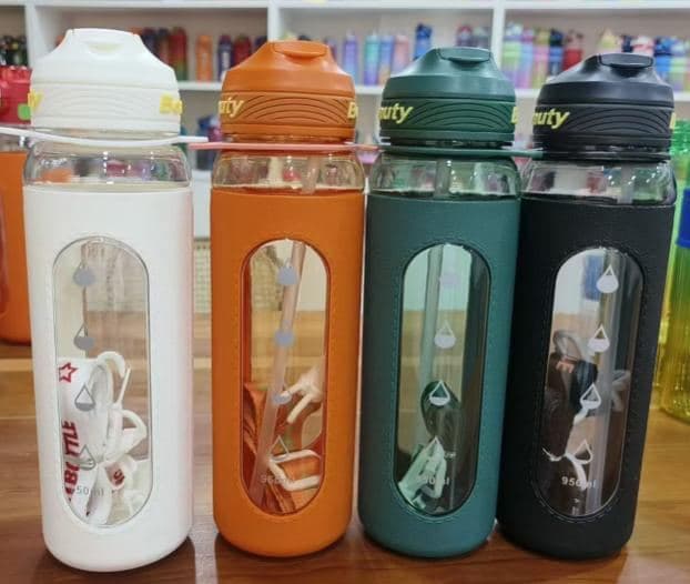 Plastic Water Bottle, 700 ml, PC+PP, 8 x 22.5 cm, Ref. WB60542