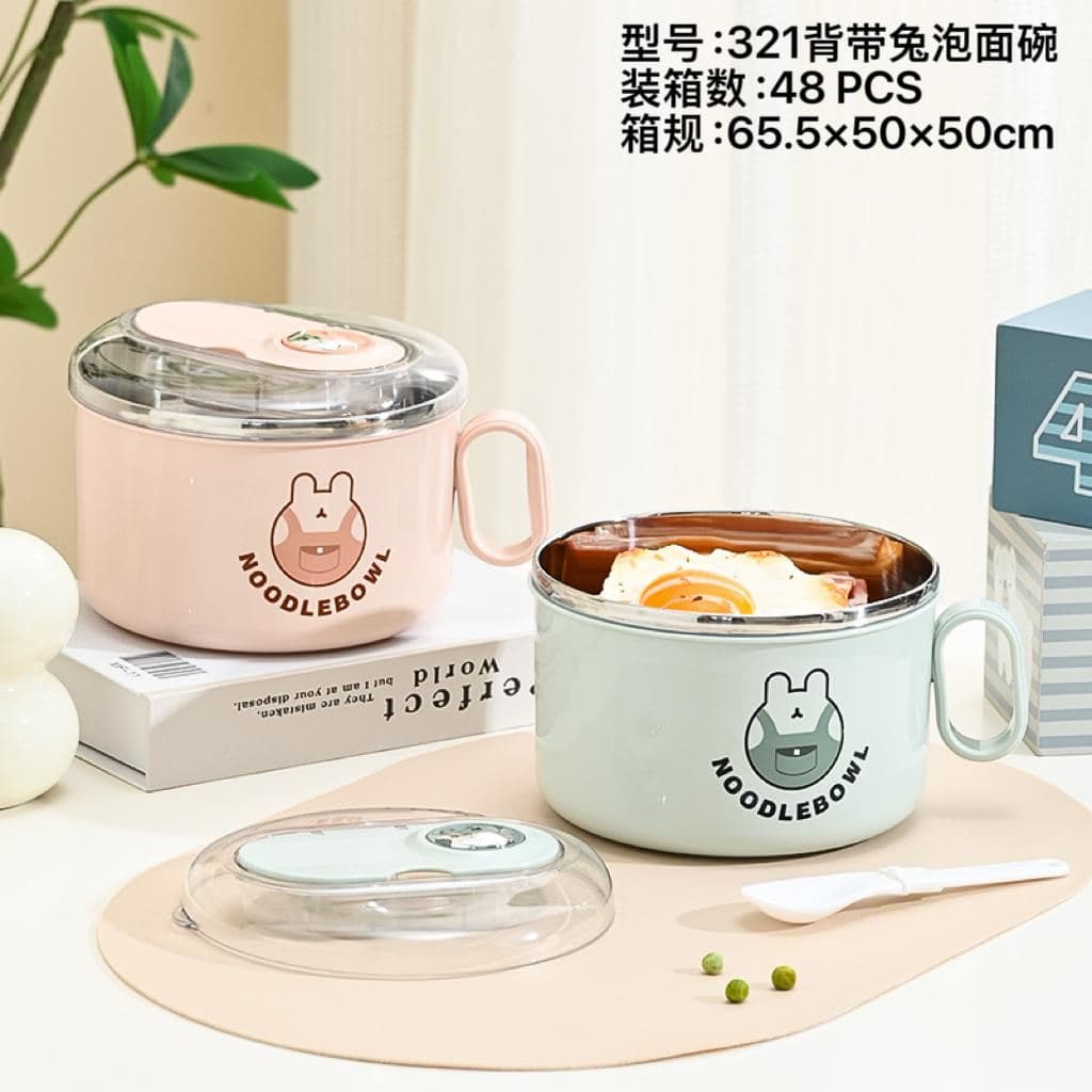 201 Stainless Steel Lunch Box, 22 x 16 x 7.5 cm