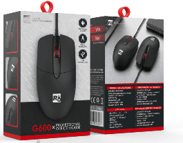 R8 G600 4D Wired Gaming Mouse, 800-1200-1600 DPI, 4 Buttons 2