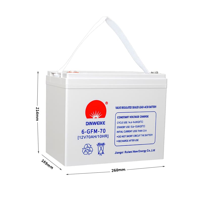 Ruiwei 12V70AH Sealed Lead-Acid Battery, 12V 57Ah, 19.7kg