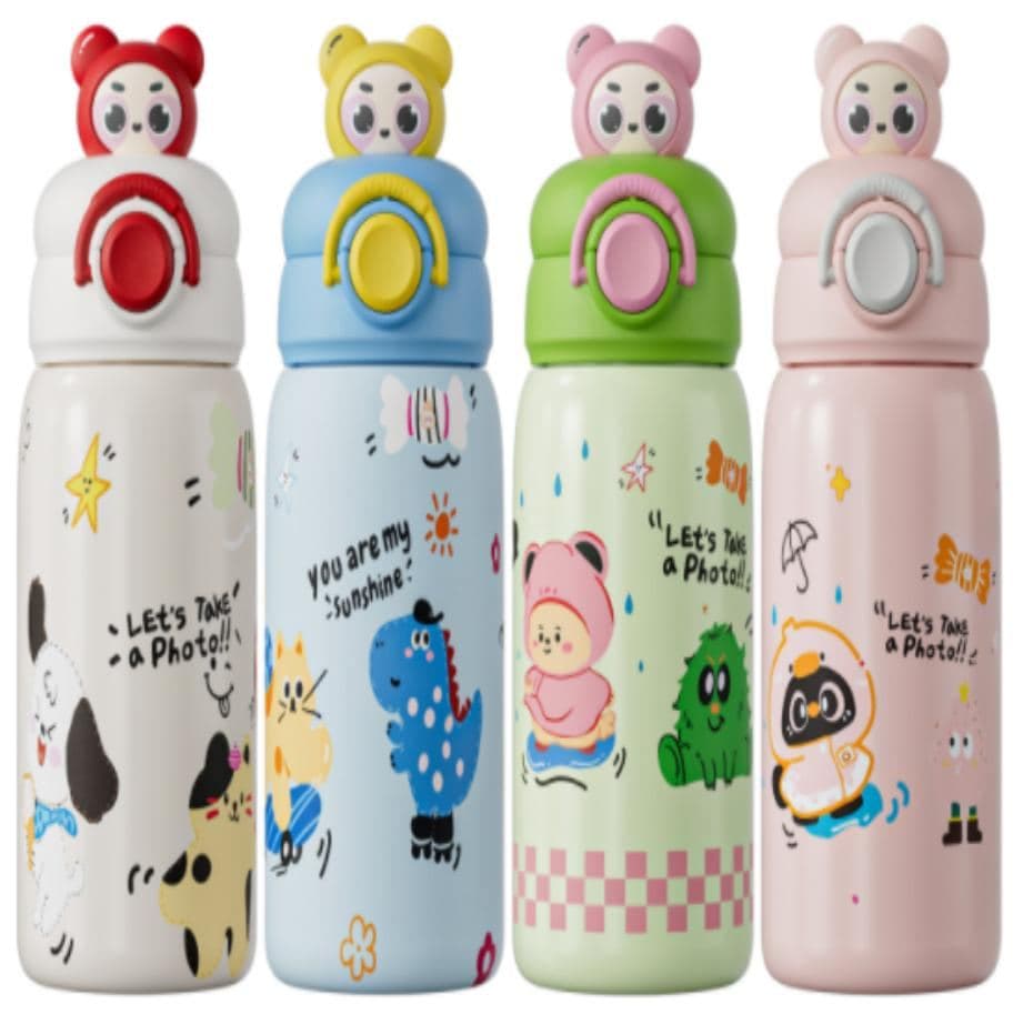 Kids Stainless Steel Vacuum Flask, 450 ml, Ref. K177