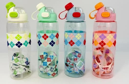 Plastic Water Bottle, 600 ml, PC+PP, 8.5 x 17 cm, Ref. WB60717 3