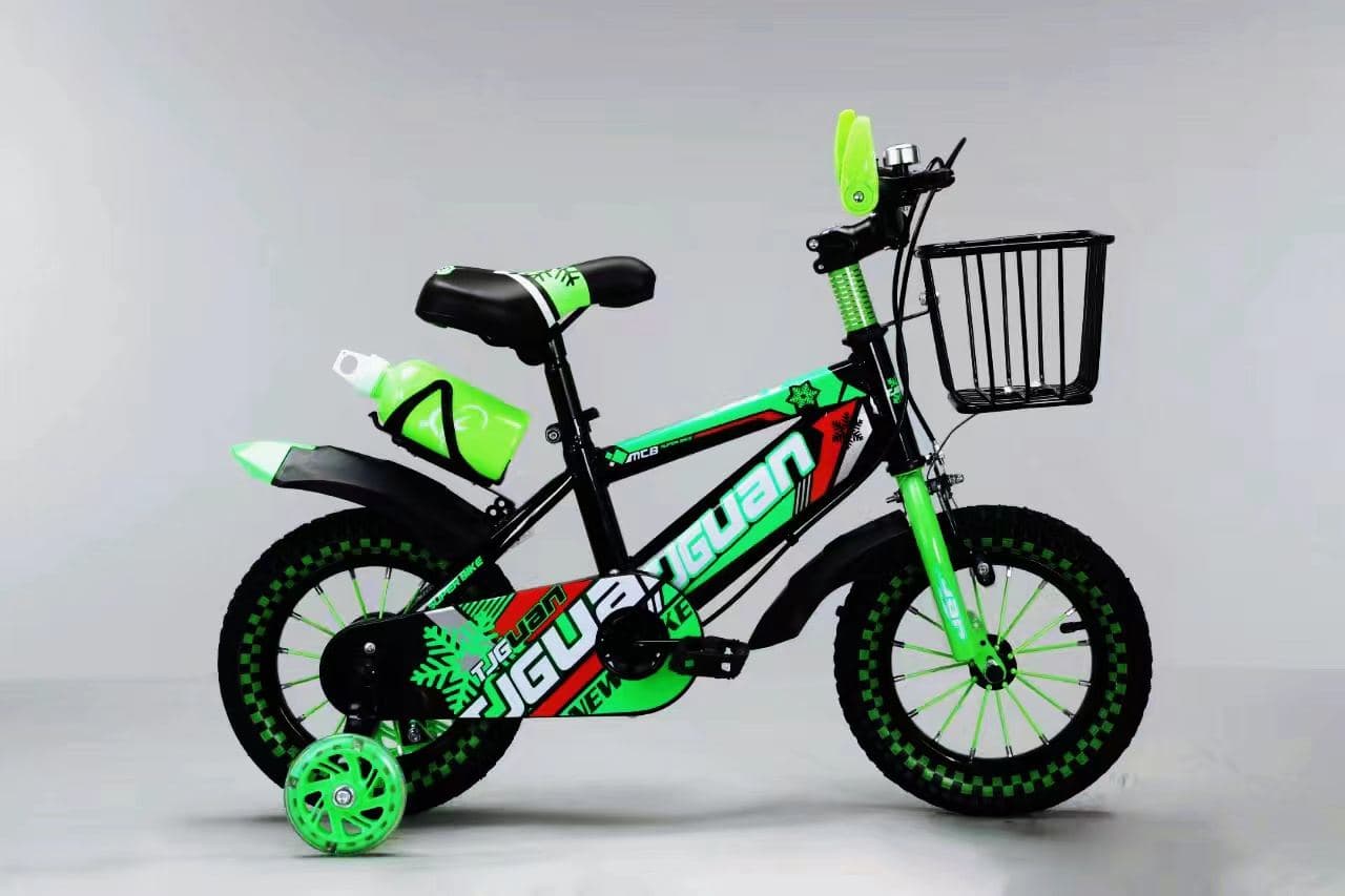 TJGUAN HJ12 Kids Bike with Water Bottle and Basket