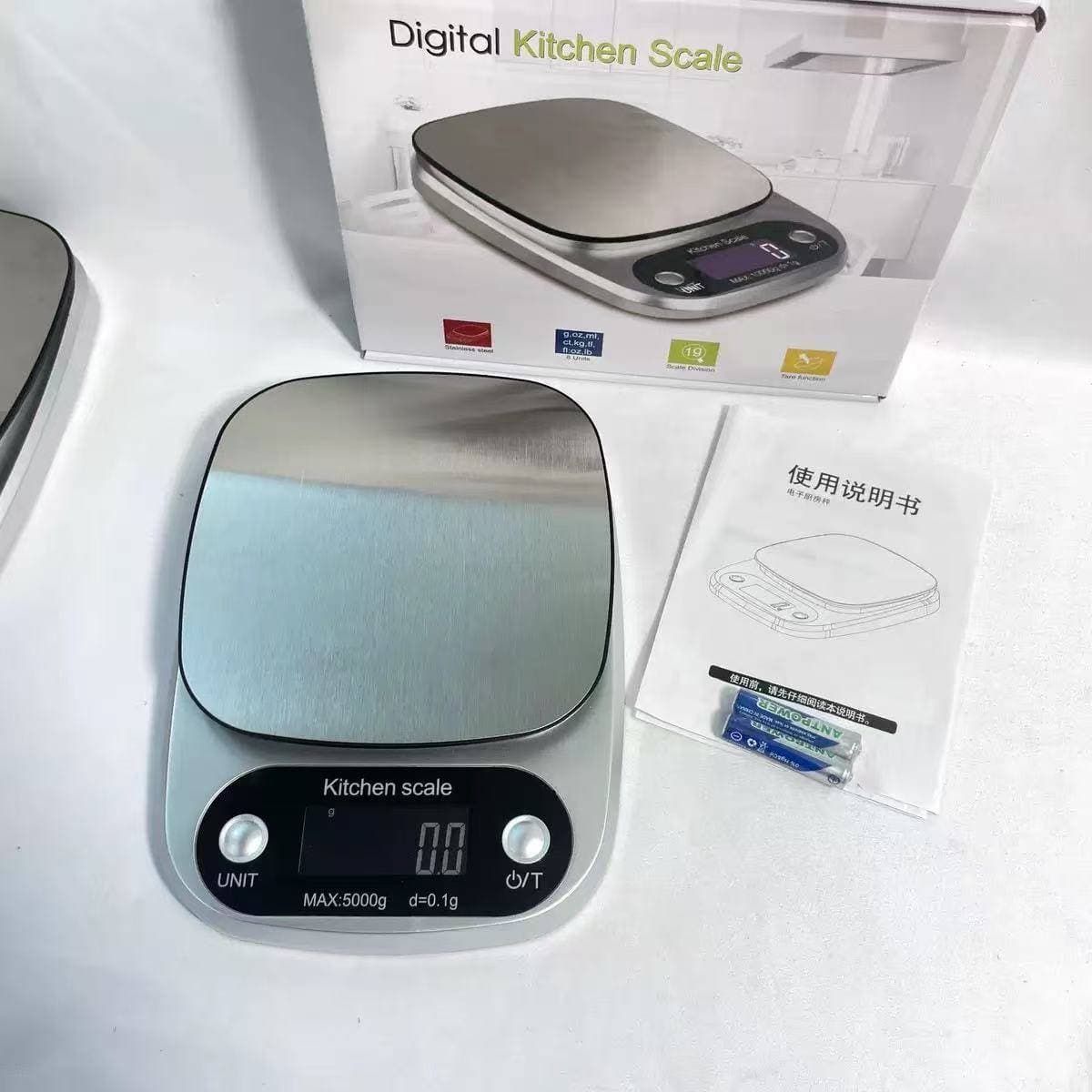 Kitchen Scale 10kg/1g, Teal Platform 5
