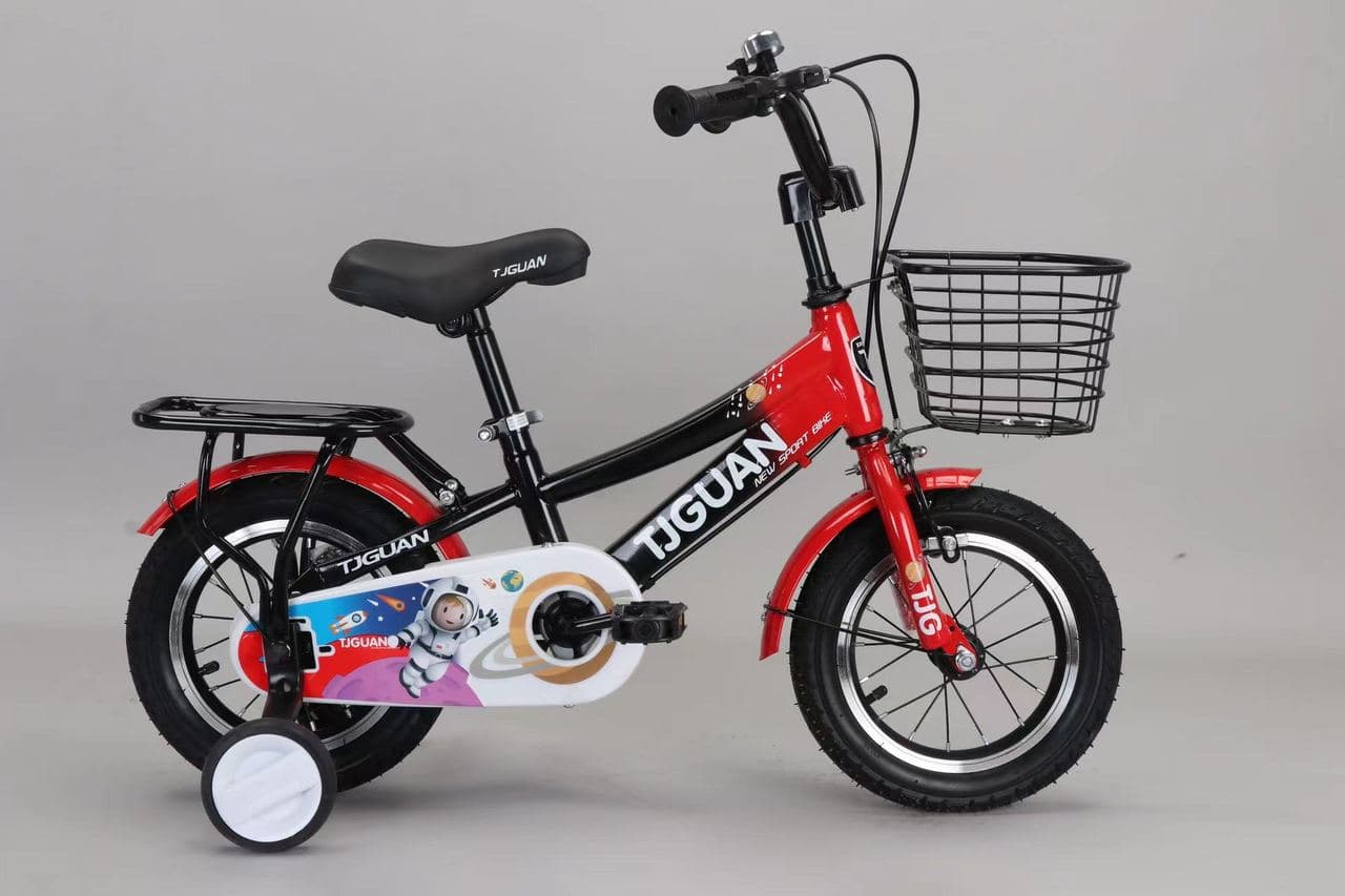 TJGUAN HJ13 Kids Bike with Rear Rack, Single Packed
