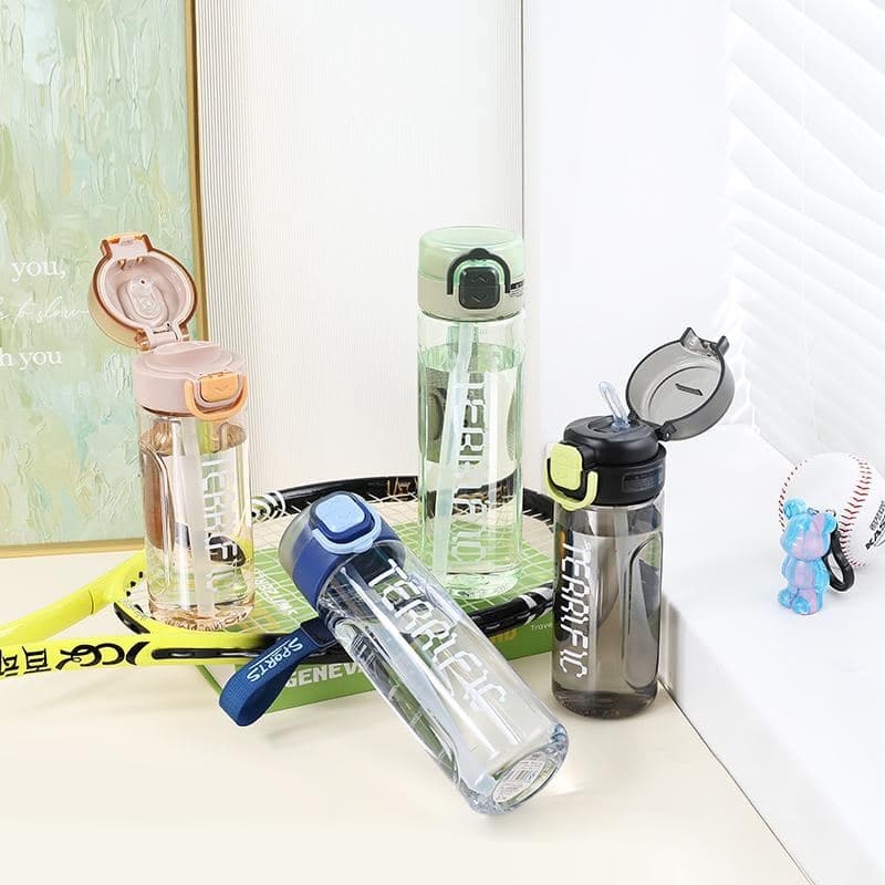 Plastic Water Bottle, 680 ml, PC+PP, Ref. WB60212