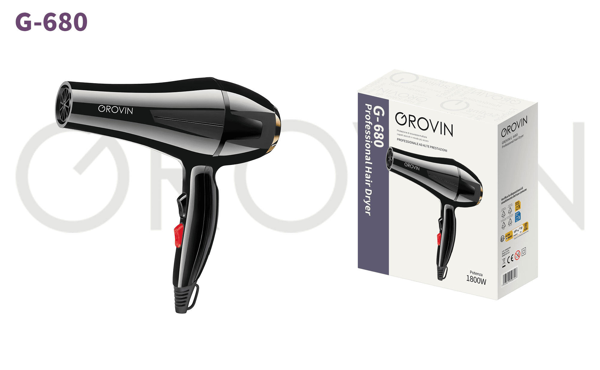 GROVIN G-680 Hair Dryer