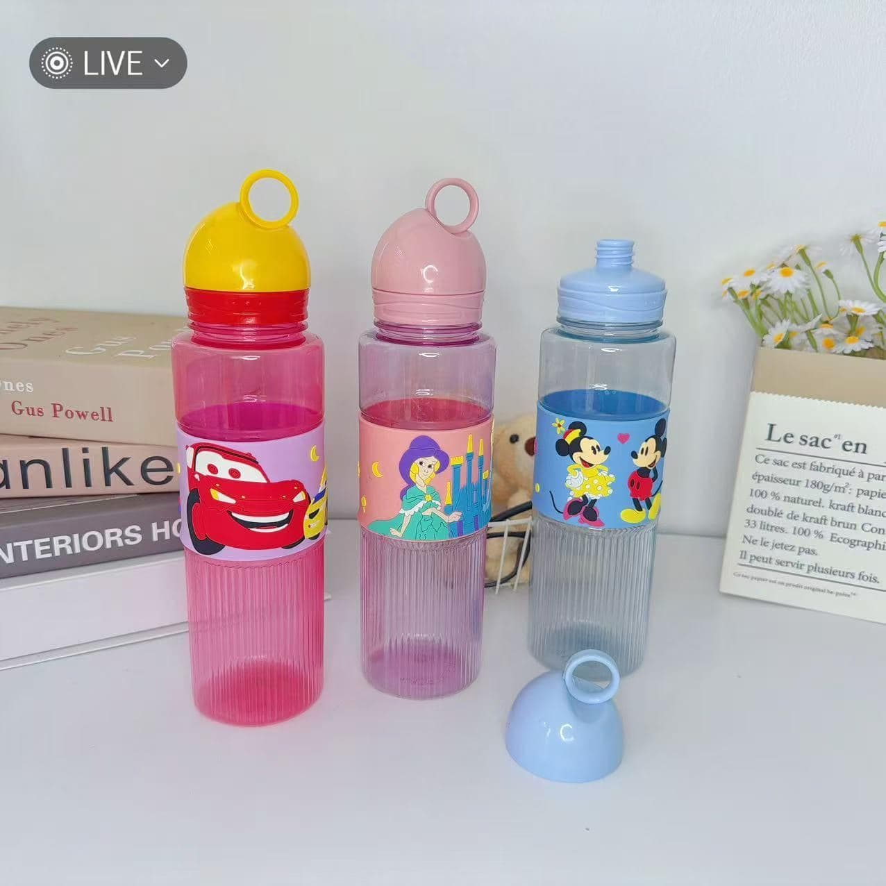 Plastic Water Bottle, PC+PP, Ref. WB60931