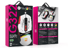 R8 G322 8D Wired & 2.4G & BT Rechargeable Gaming Mouse RGB Lighting 4