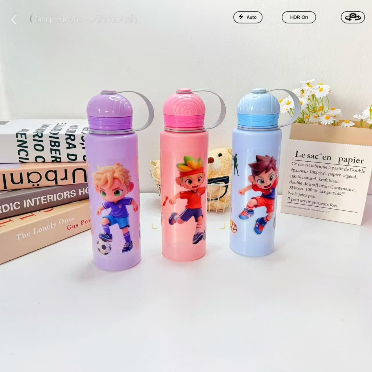 Plastic Water Bottle, 770 ml, PET, 26 x 7.5 cm, Ref. WB60986 2