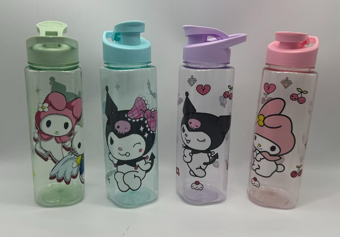 Plastic Water Bottle, 1000 ml, PC+PP, 7.6 x 28 cm, Ref. WB61114 2