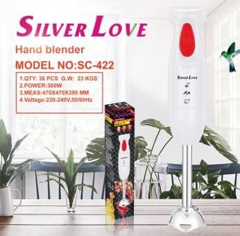 Stainless Steel Hand Blender SC-422, 360W