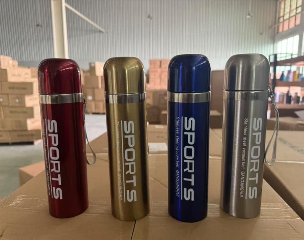 Knight Stainless Steel Vacuum Flask, 500 ml, Ref. F039