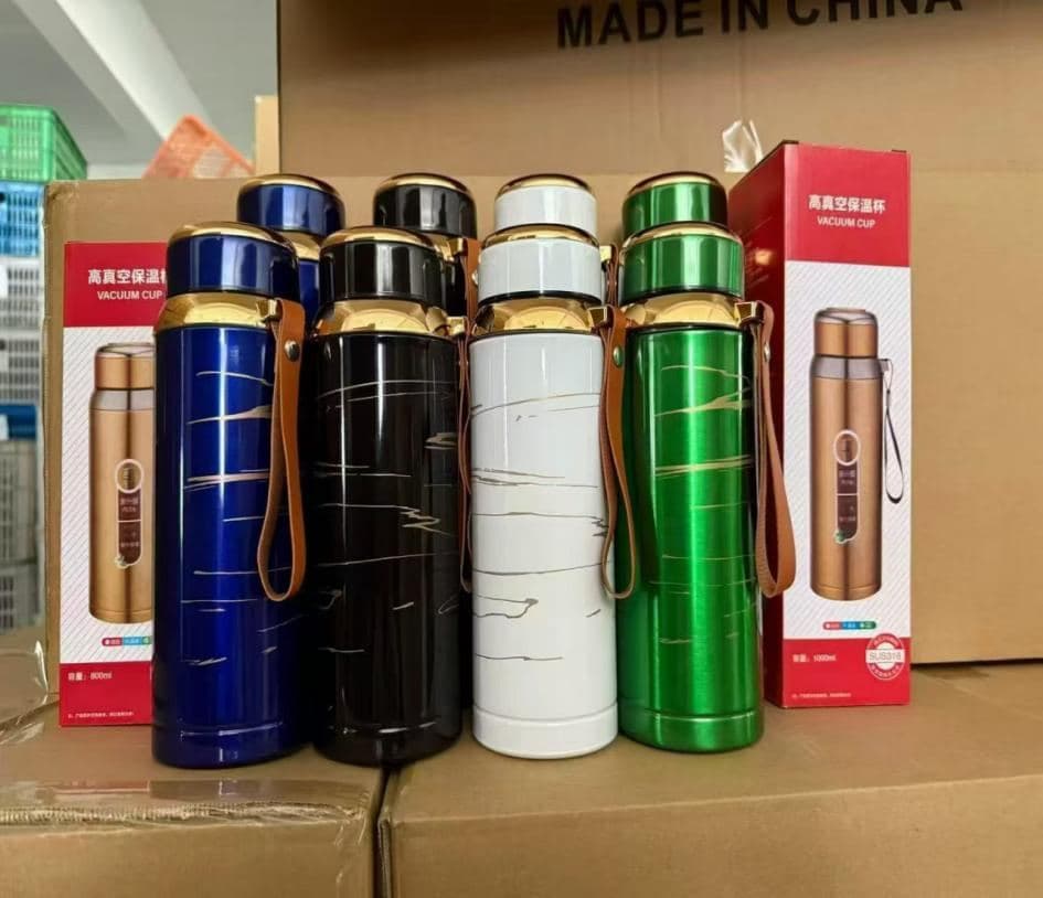 Egg-Shaped Stainless Steel Vacuum Flask, 350 ml, Ref. F085